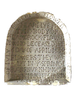 A small memorial tablet